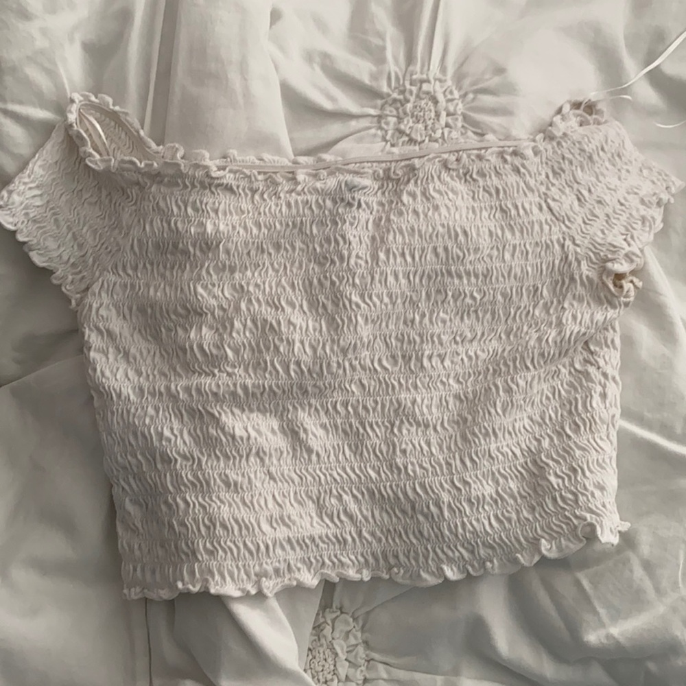 A cropped tube top